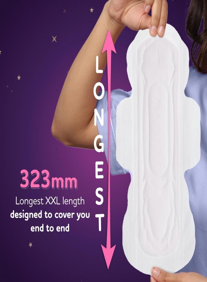 Sofy Women Bodyfit Longest XXL Sanitary Pads |Night Protection|Wider Hip Guard| Deep Absorption | Comfy dry cover| XX-Large, Pack Of 40 - Image 3